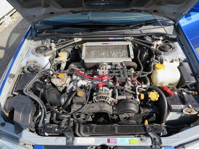 エンジン型式	EJ20出力	280ps(206kW)/6500rpmトル36.0kg・m(353.0N・m)/4000rpm水平対向4気筒DOHC16バルブICターボ	排気量	1994cc	内径×程	92.0mm×75.0mm	